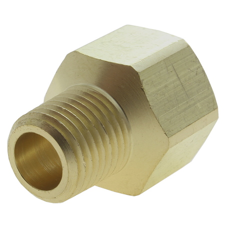 ADVANCED TECHNOLOGY PRODUCTS Fitting, Brass, Male x Female Reducing Connector, 3/4" Male x 1/2" FPT MFC06-04